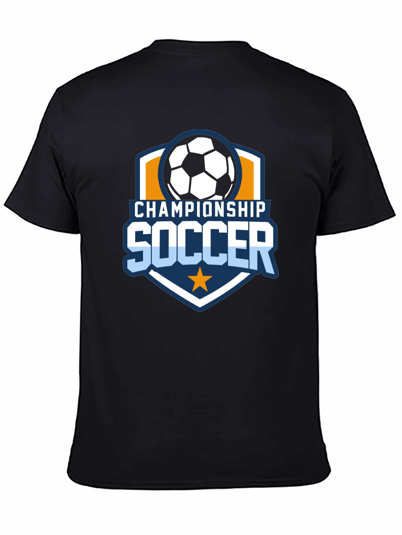 Championship Soccer Black T-Shirt