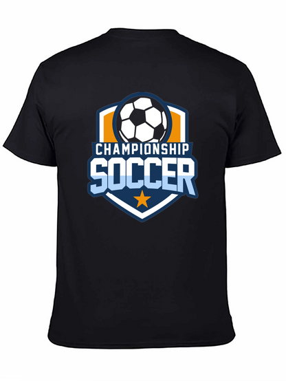 Championship Soccer Black T-Shirt
