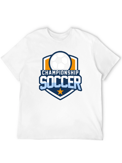 Championship Soccer Black T-Shirt
