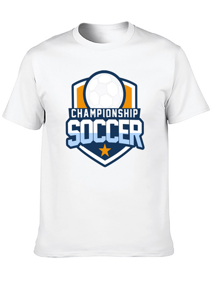Championship Soccer Black T-Shirt