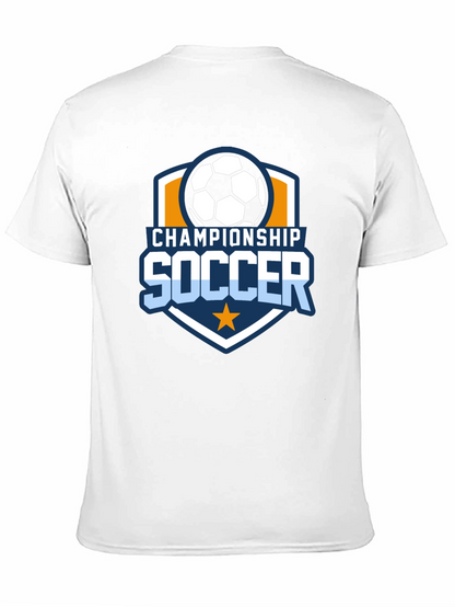 Championship Soccer Black T-Shirt