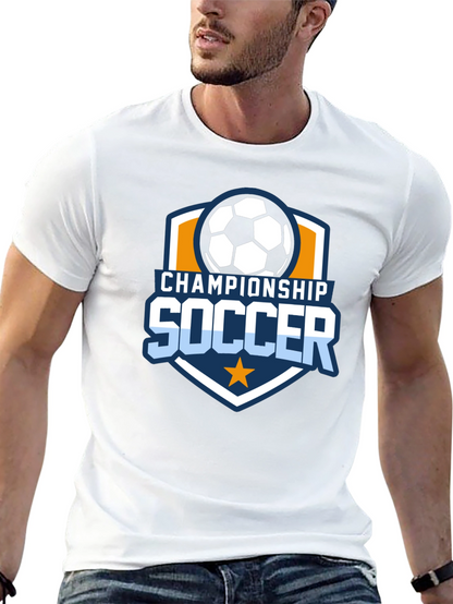 Championship Soccer Black T-Shirt
