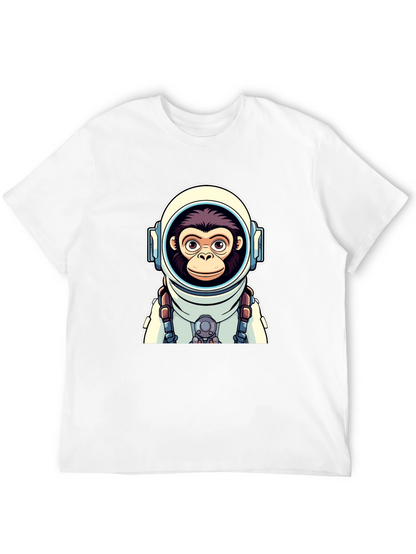 Astro-Monkey Graphic Tee - Black