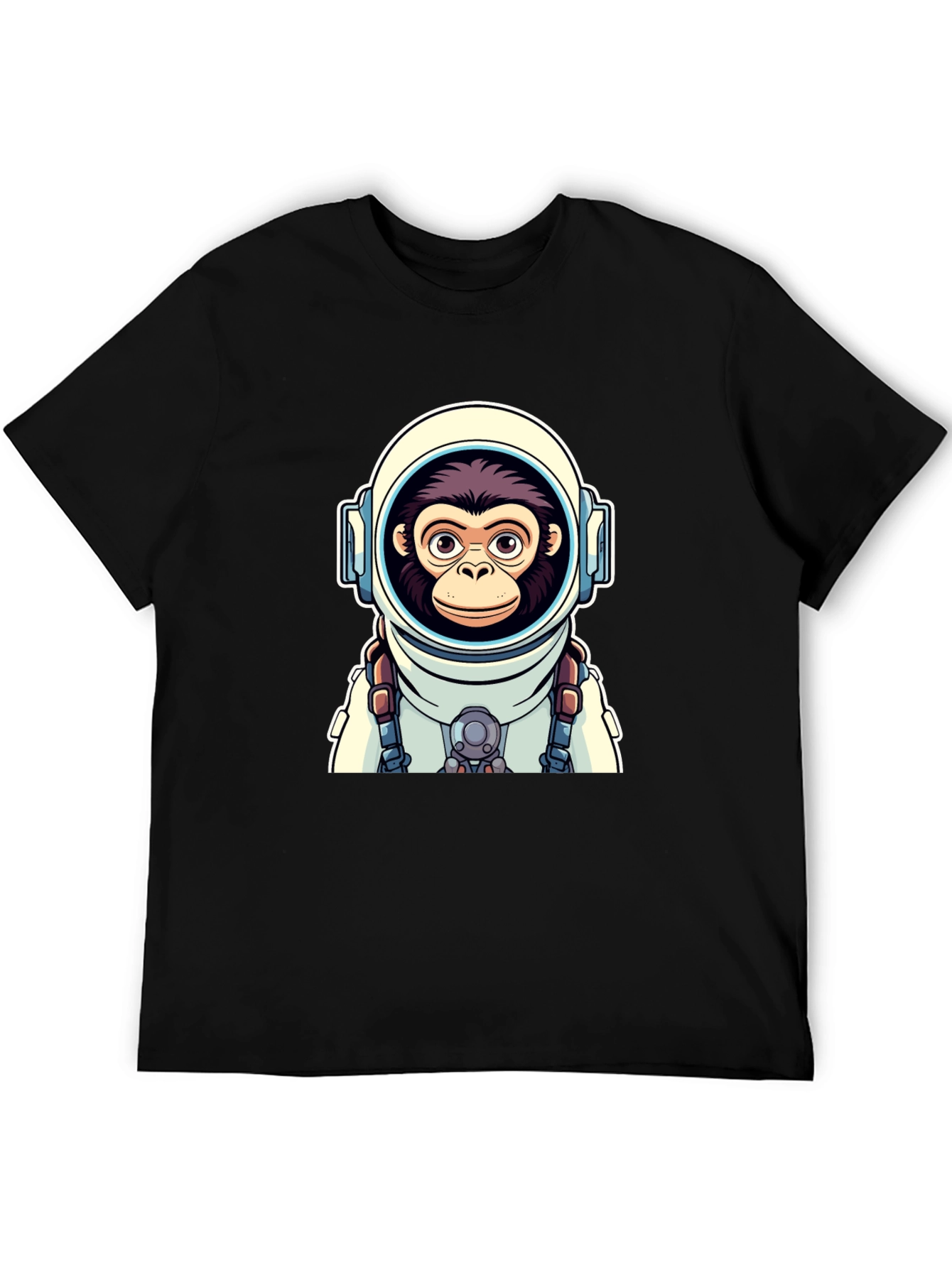 Astro-Monkey Graphic Tee - Black