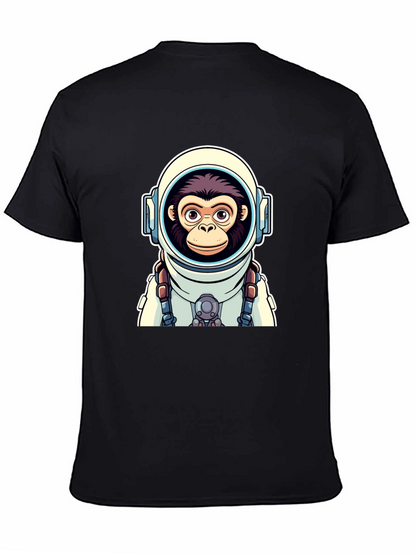 Astro-Monkey Graphic Tee - Black