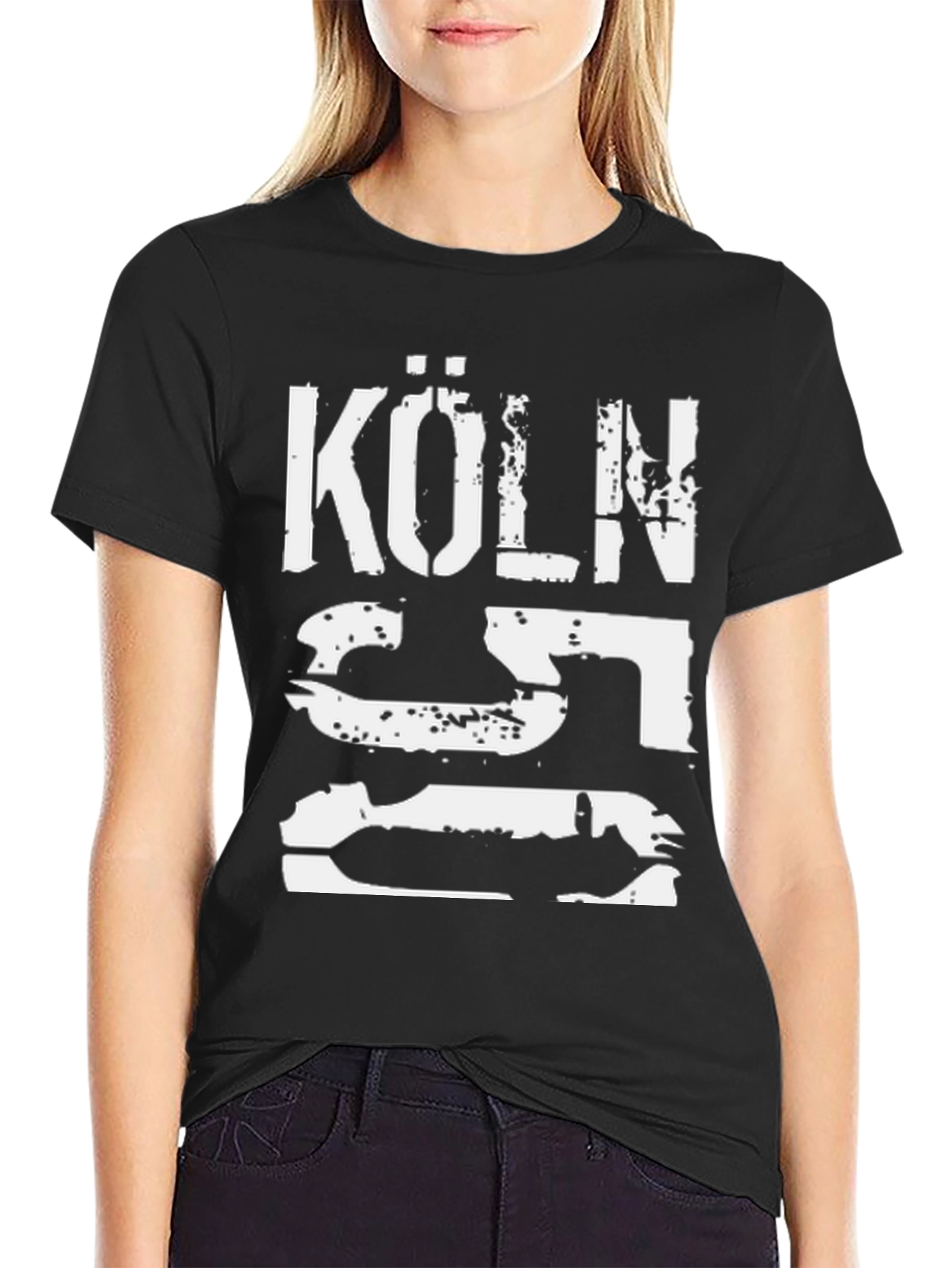 Köln T-Shirt - Distressed Graphic Print