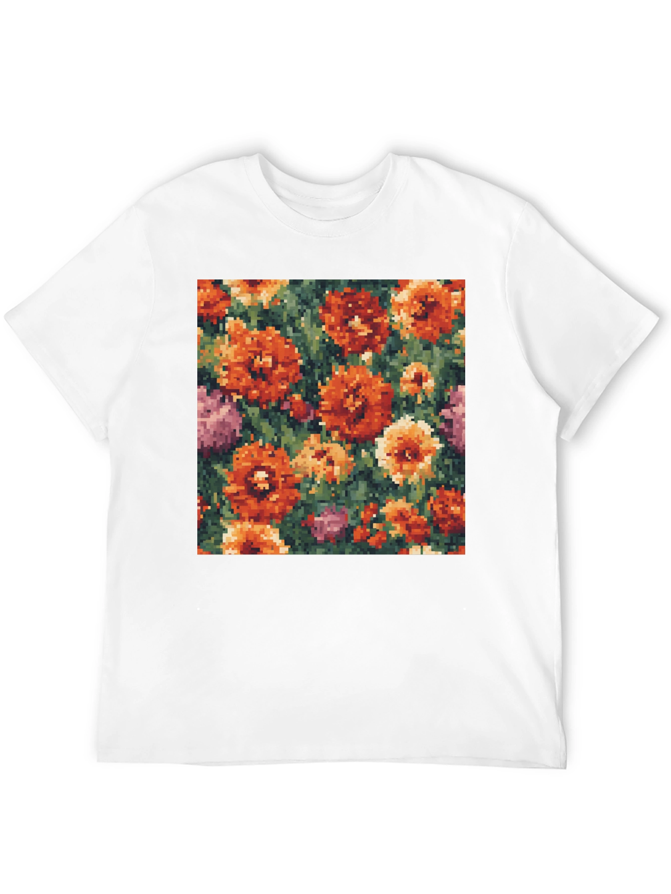 Pixel Floral T-Shirt