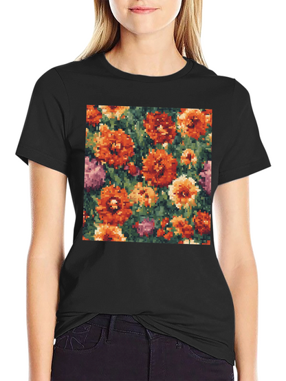 Pixel Floral T-Shirt