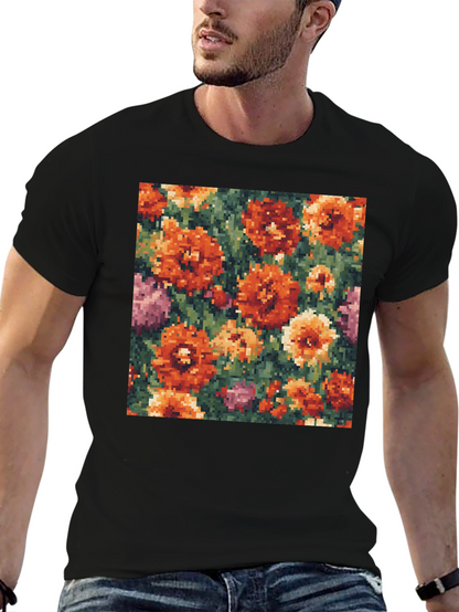 Pixel Floral T-Shirt