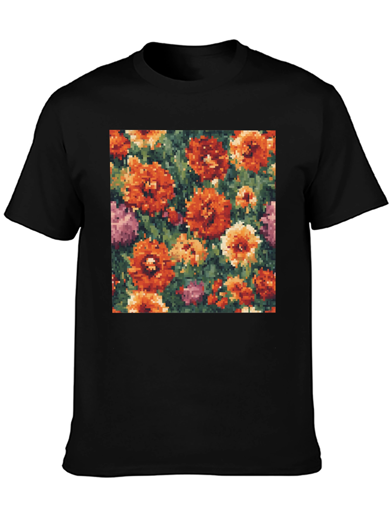 Pixel Floral T-Shirt