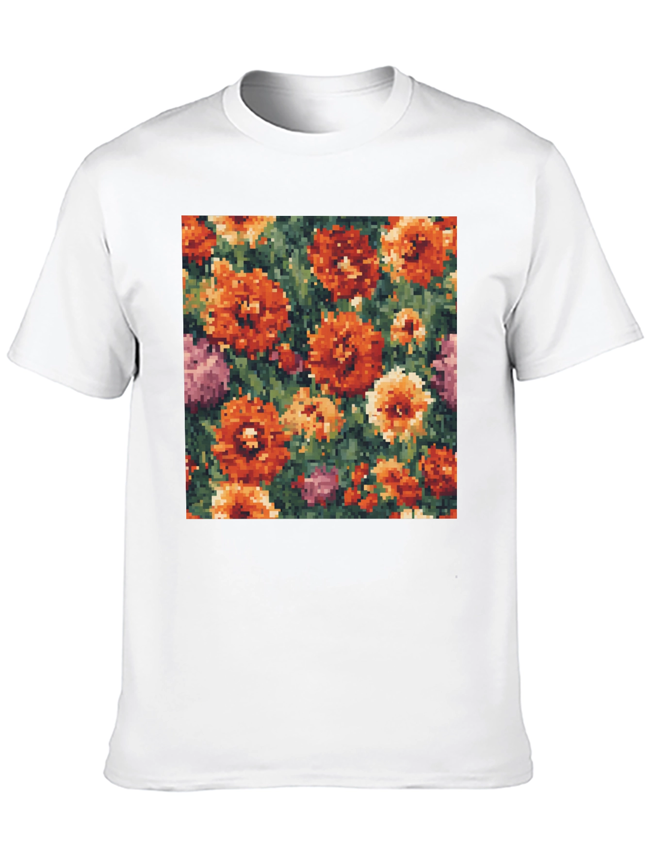 Pixel Floral T-Shirt