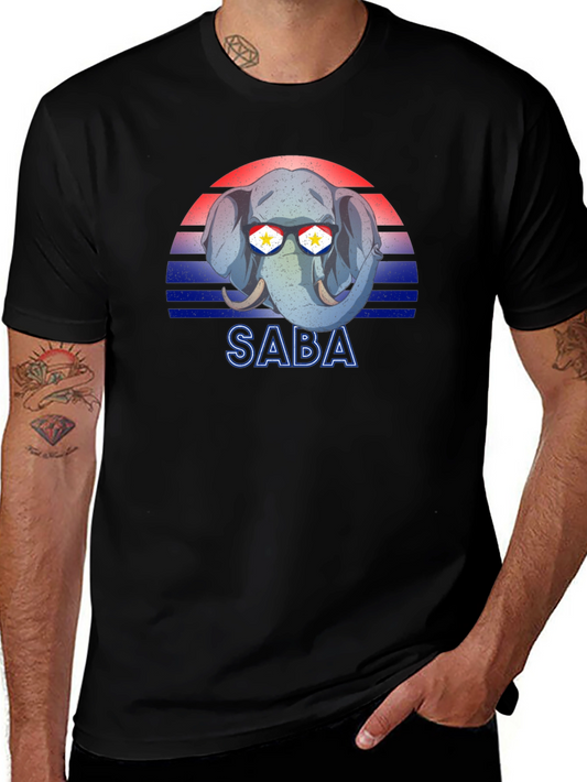 SABA Elephant Sunglasses T-Shirt