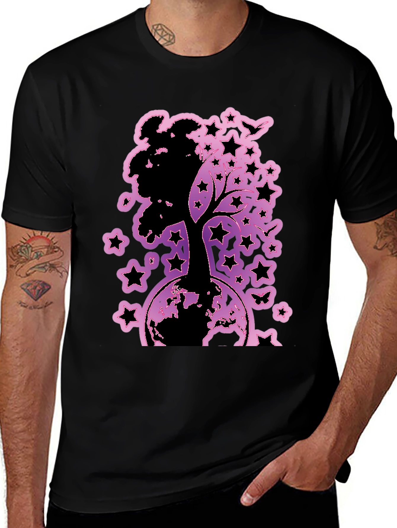 Tree & Stars Graphic Tee