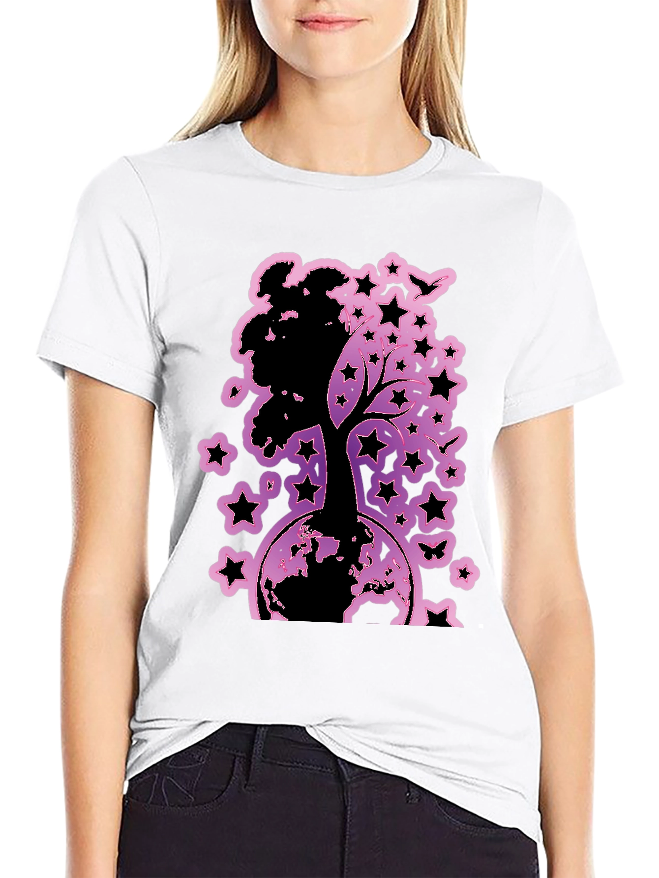 Tree & Stars Graphic Tee