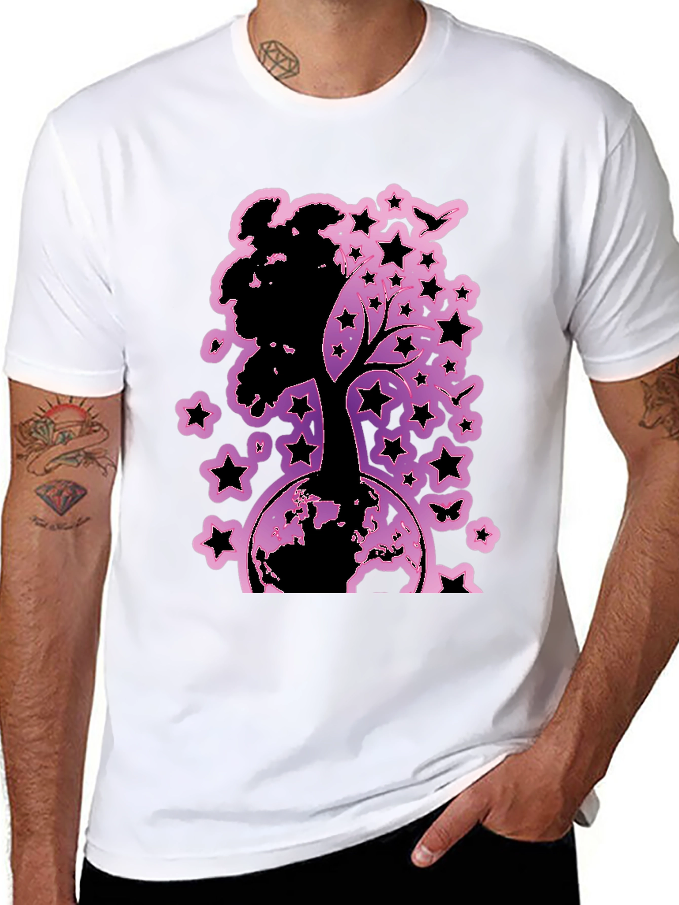 Tree & Stars Graphic Tee
