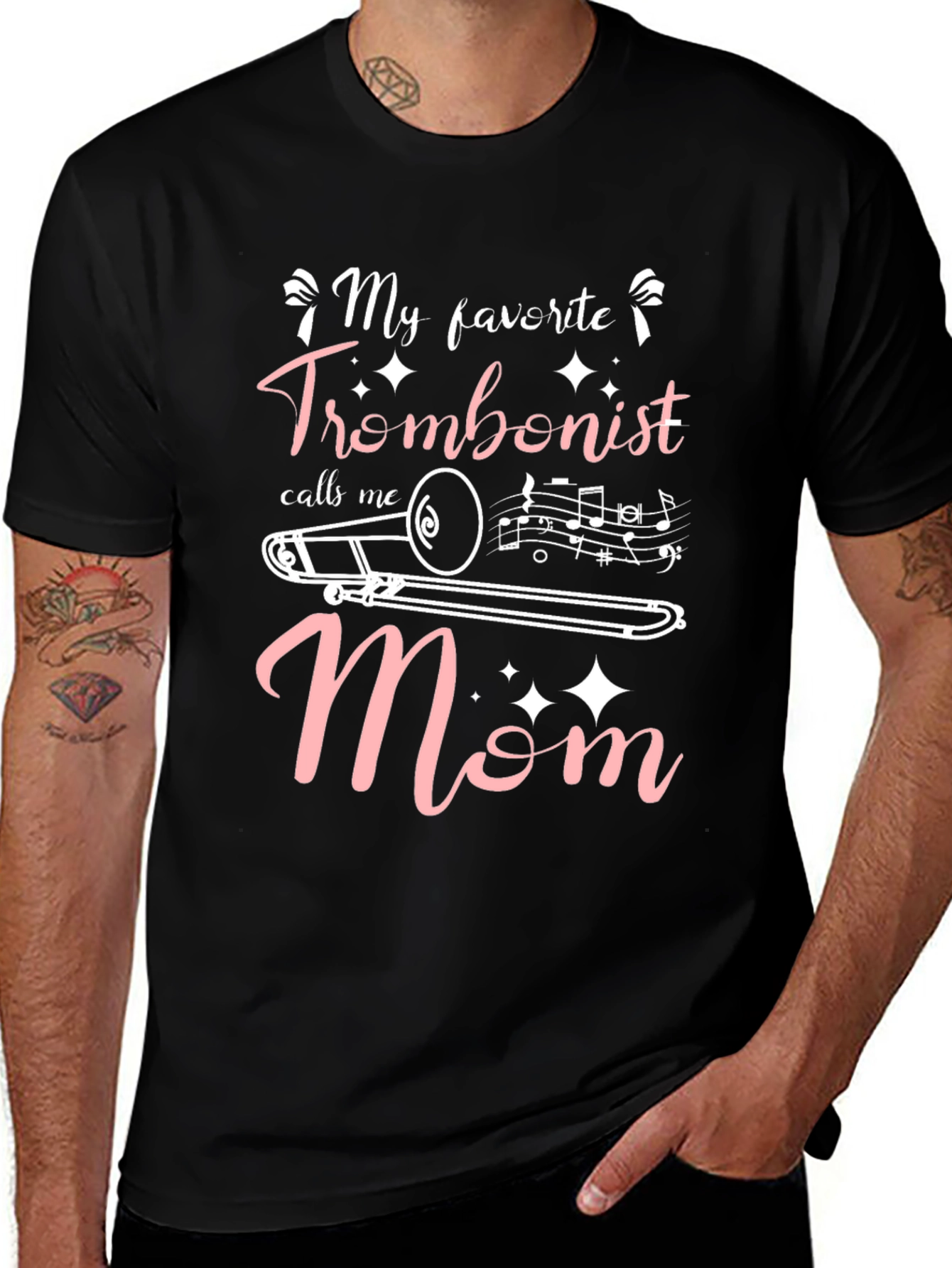 Trombonist Mom Graphic T-Shirt