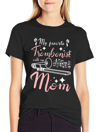 Trombonist Mom Graphic T-Shirt