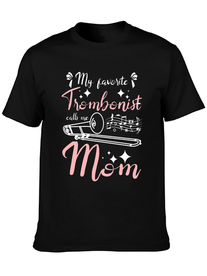Trombonist Mom Graphic T-Shirt