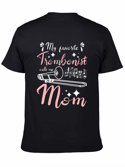 Trombonist Mom Graphic T-Shirt