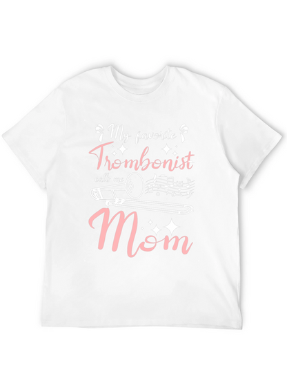 Trombonist Mom Graphic T-Shirt