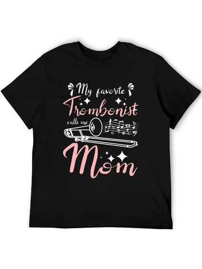 Trombonist Mom Graphic T-Shirt