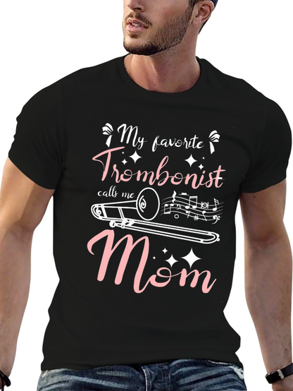 Trombonist Mom Graphic T-Shirt