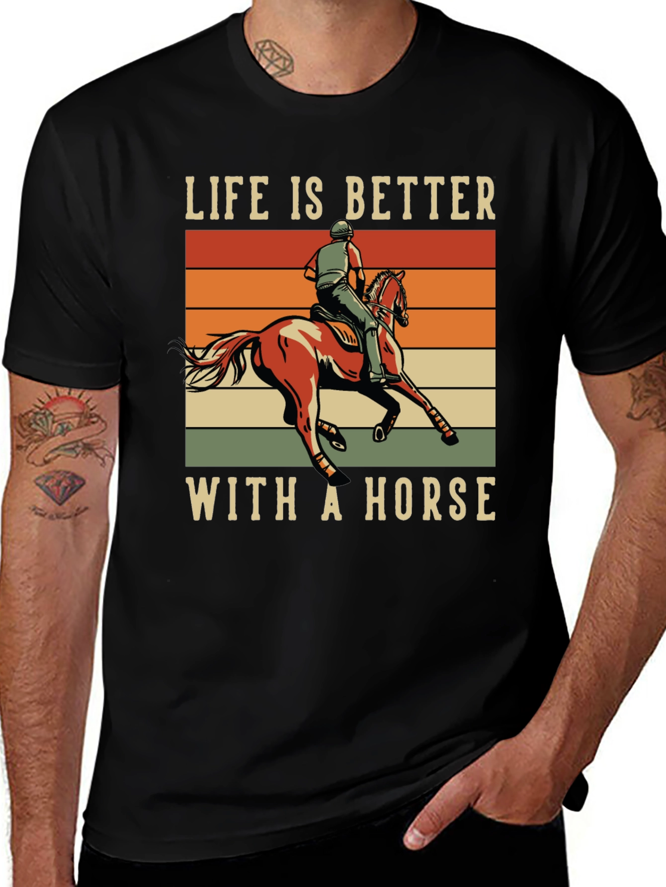 Life is Better With a Horse Graphic Tee