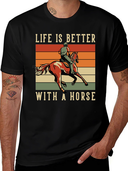 Life is Better With a Horse Graphic Tee