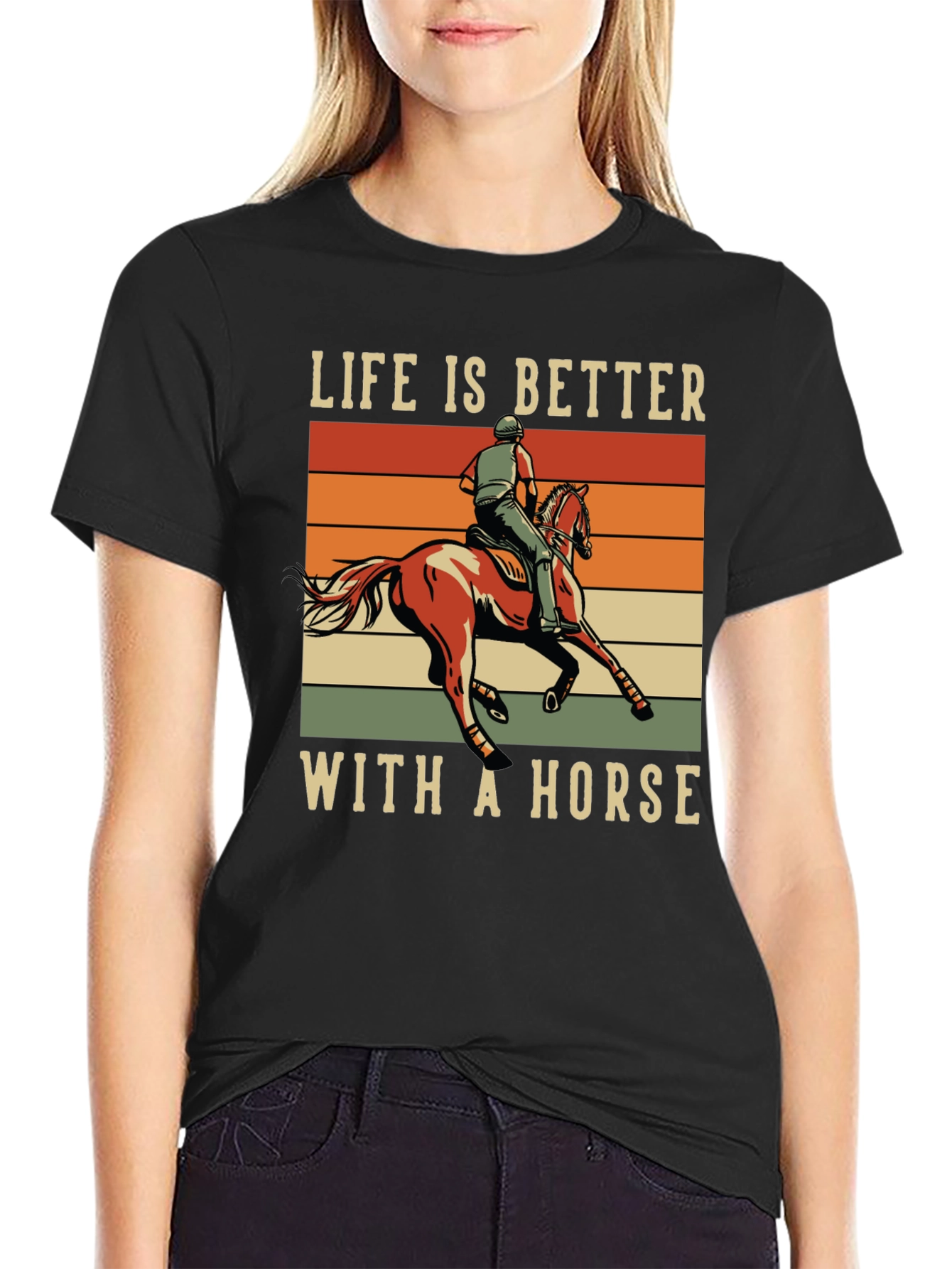 Life is Better With a Horse Graphic Tee