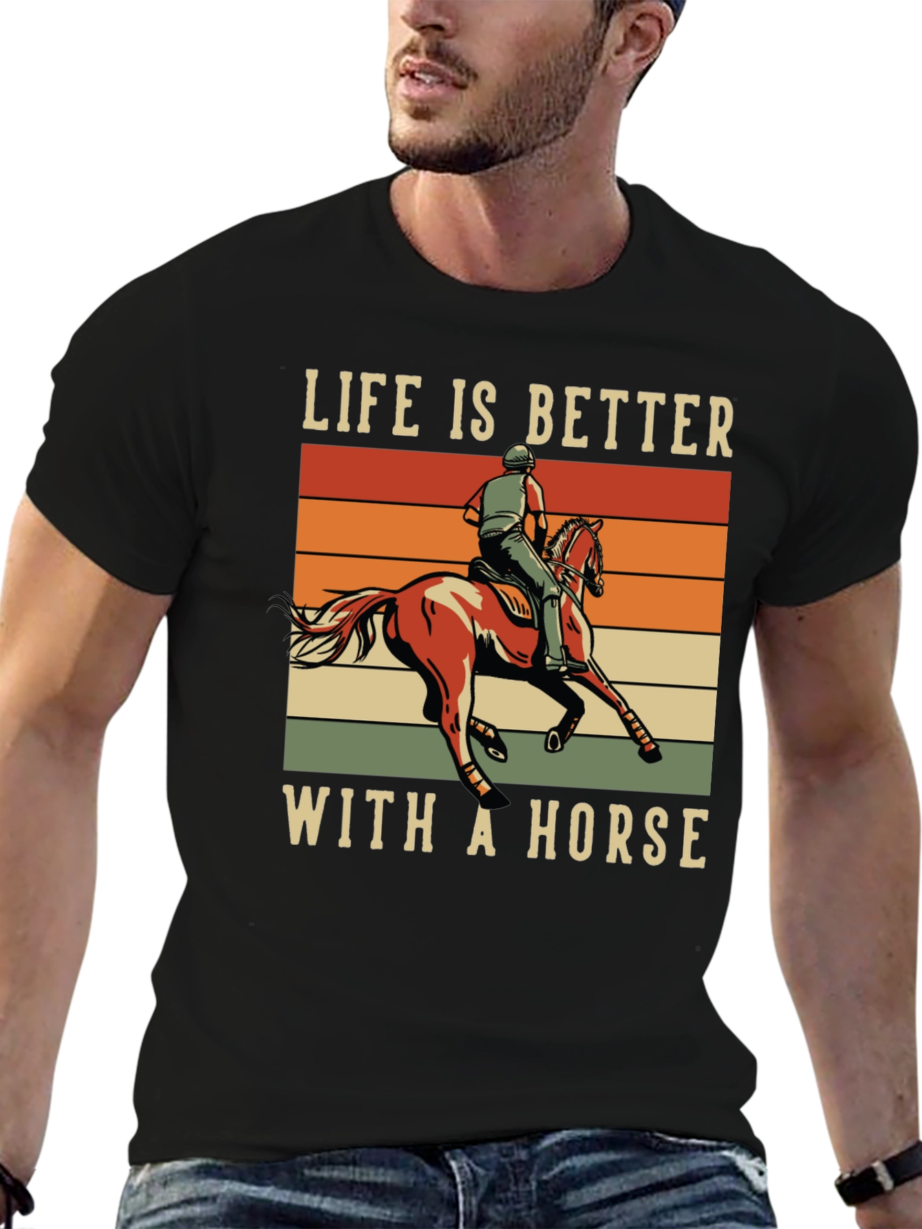 Life is Better With a Horse Graphic Tee