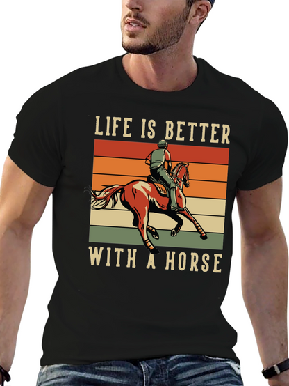 Life is Better With a Horse Graphic Tee