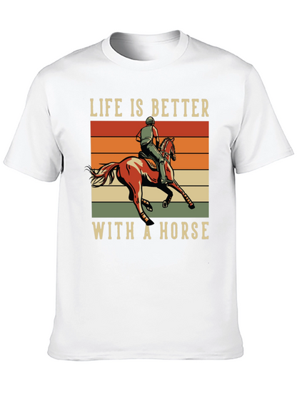Life is Better With a Horse Graphic Tee
