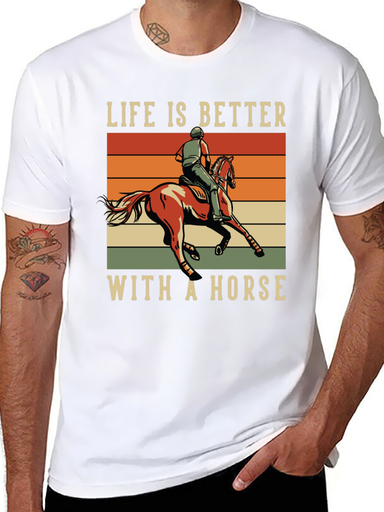 Life is Better With a Horse Graphic Tee