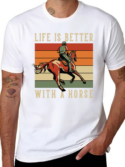 Life is Better With a Horse Graphic Tee