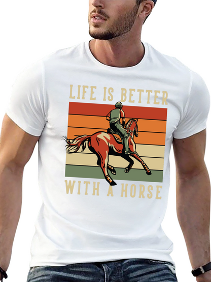 Life is Better With a Horse Graphic Tee