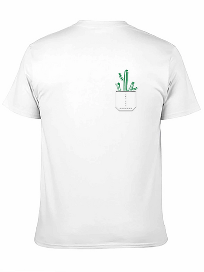 Cactus Pocket Black T-Shirt