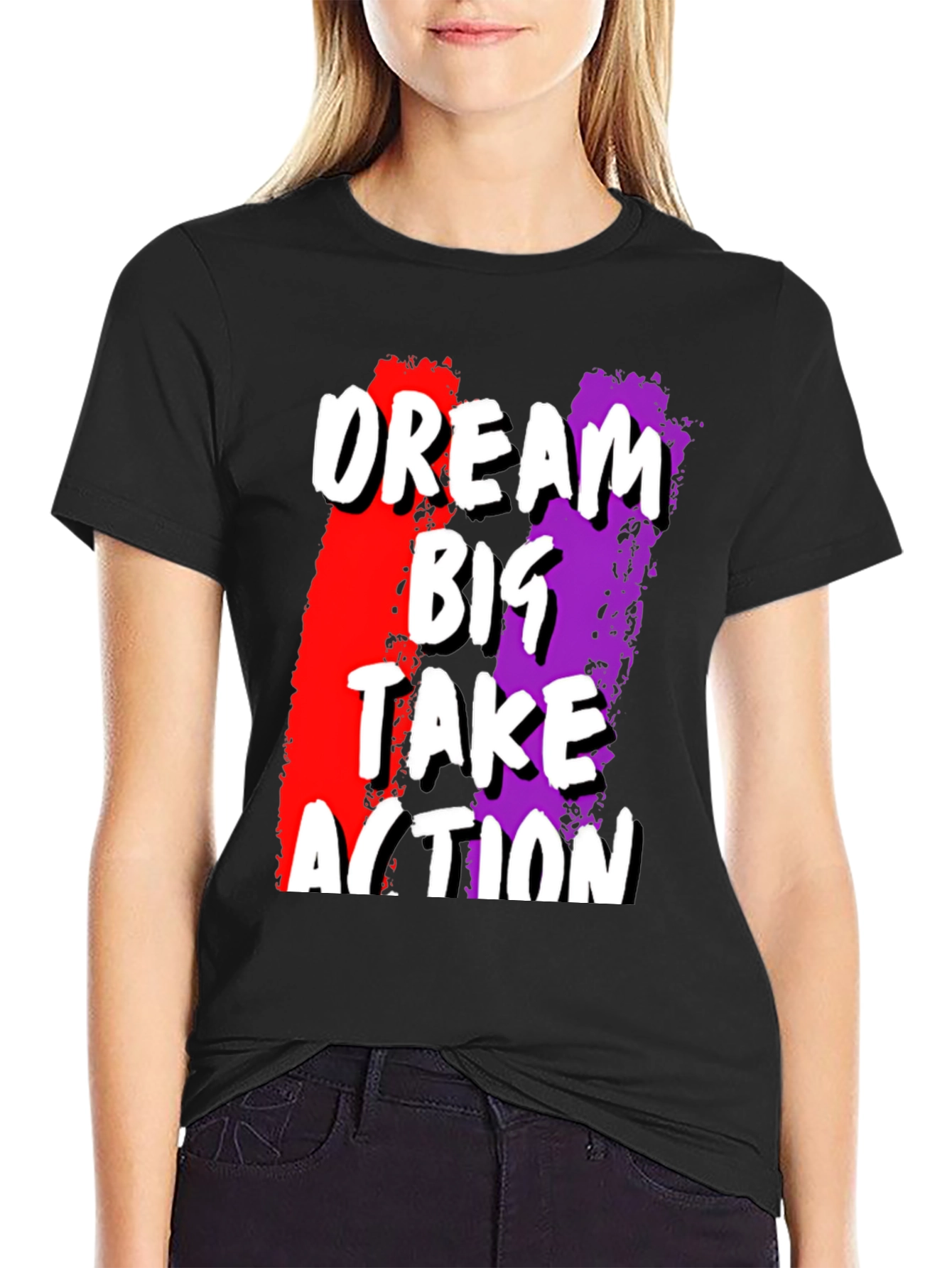 Dream Big Take Action Graphic Tee
