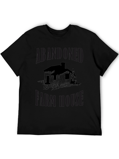 Abandoned Farmhouse Graphic Tee - Black