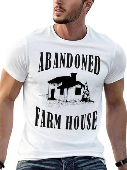 Abandoned Farmhouse Graphic Tee - Black