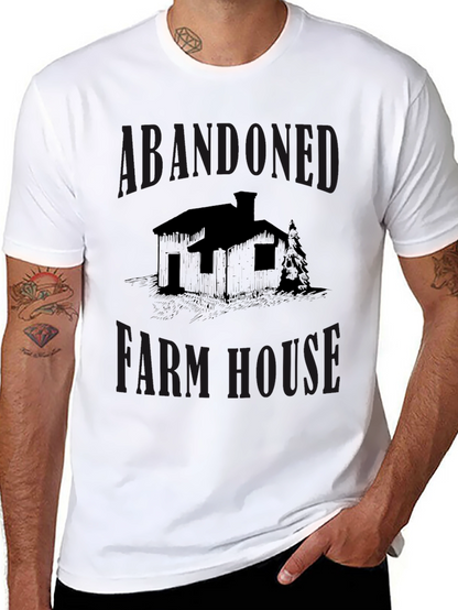 Abandoned Farmhouse Graphic Tee - Black