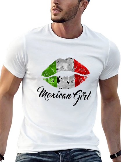 Mexican Girl Lips T-Shirt - Stylish Graphic Tee