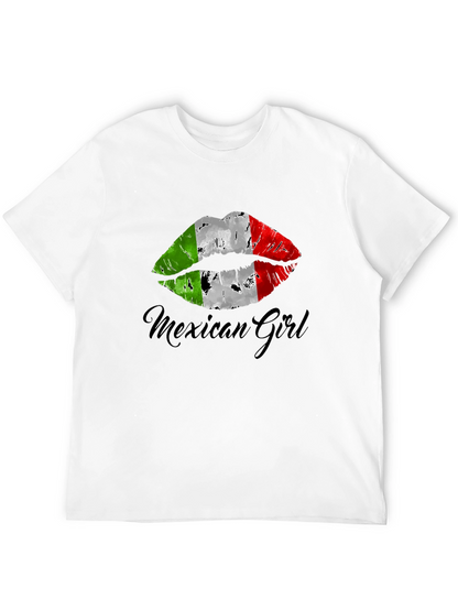 Mexican Girl Lips T-Shirt - Stylish Graphic Tee