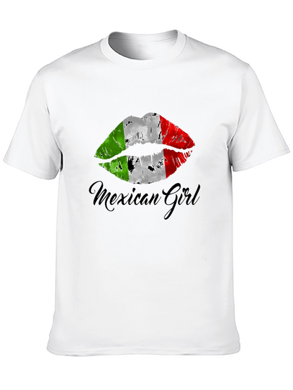 Mexican Girl Lips T-Shirt - Stylish Graphic Tee