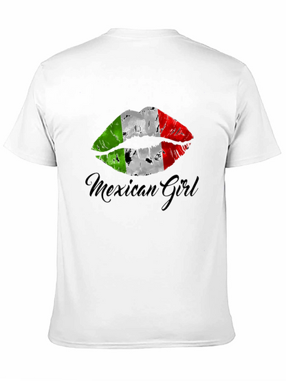 Mexican Girl Lips T-Shirt - Stylish Graphic Tee