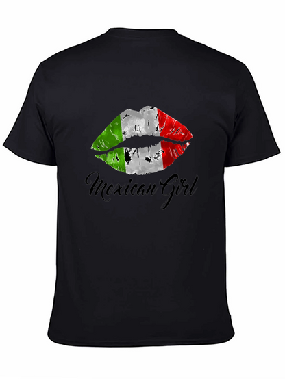 Mexican Girl Lips T-Shirt - Stylish Graphic Tee