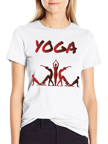 Yoga T-Shirt - Black Cotton Blend