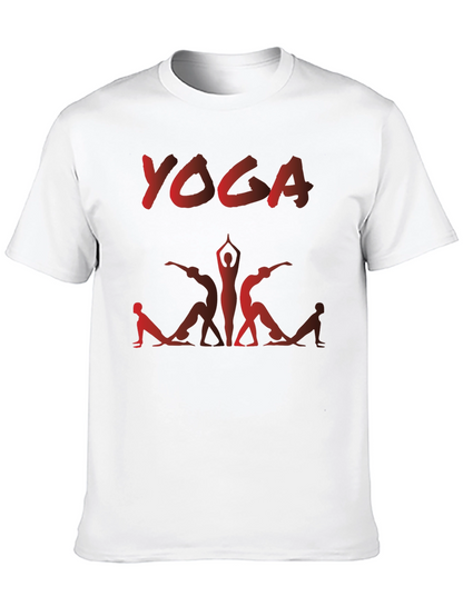 Yoga T-Shirt - Black Cotton Blend