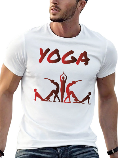 Yoga T-Shirt - Black Cotton Blend