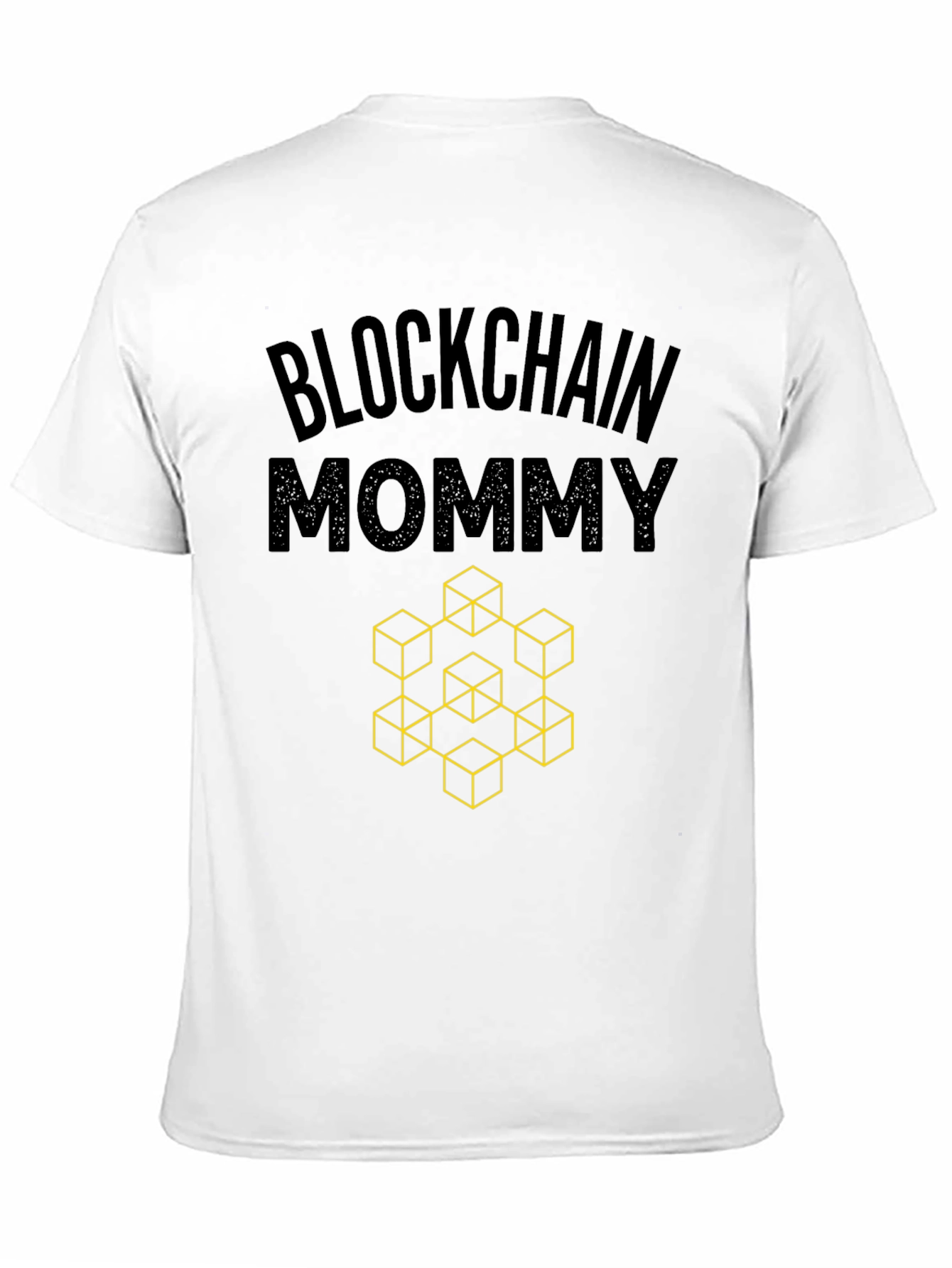 Blockchain Mommy Graphic Tee - Crypto Enthusiast Shirt