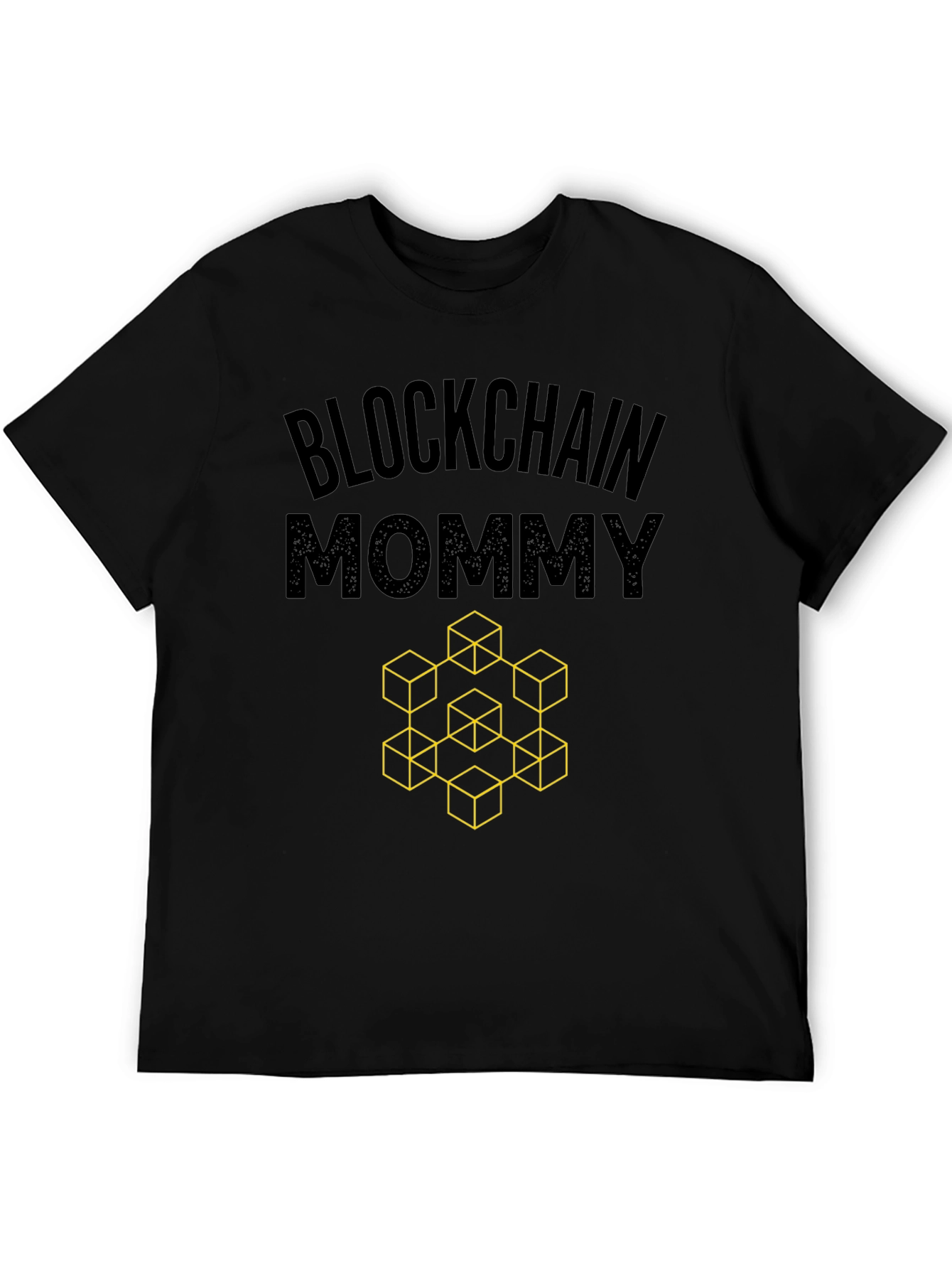 Blockchain Mommy Graphic Tee - Crypto Enthusiast Shirt